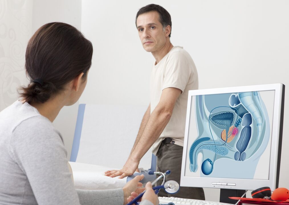 consultation avec un spécialiste de la prostatite chronique