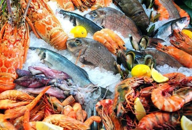 Les fruits de mer contiennent des minéraux importants nécessaires à l'élimination rapide de la prostatite